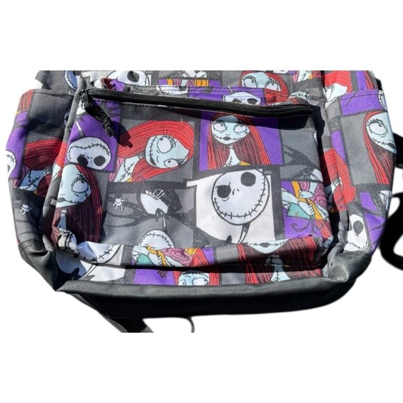 Disney Nightmare Before Christmas Print Backpack School Book Overnight Bag - Picture 3 of 10